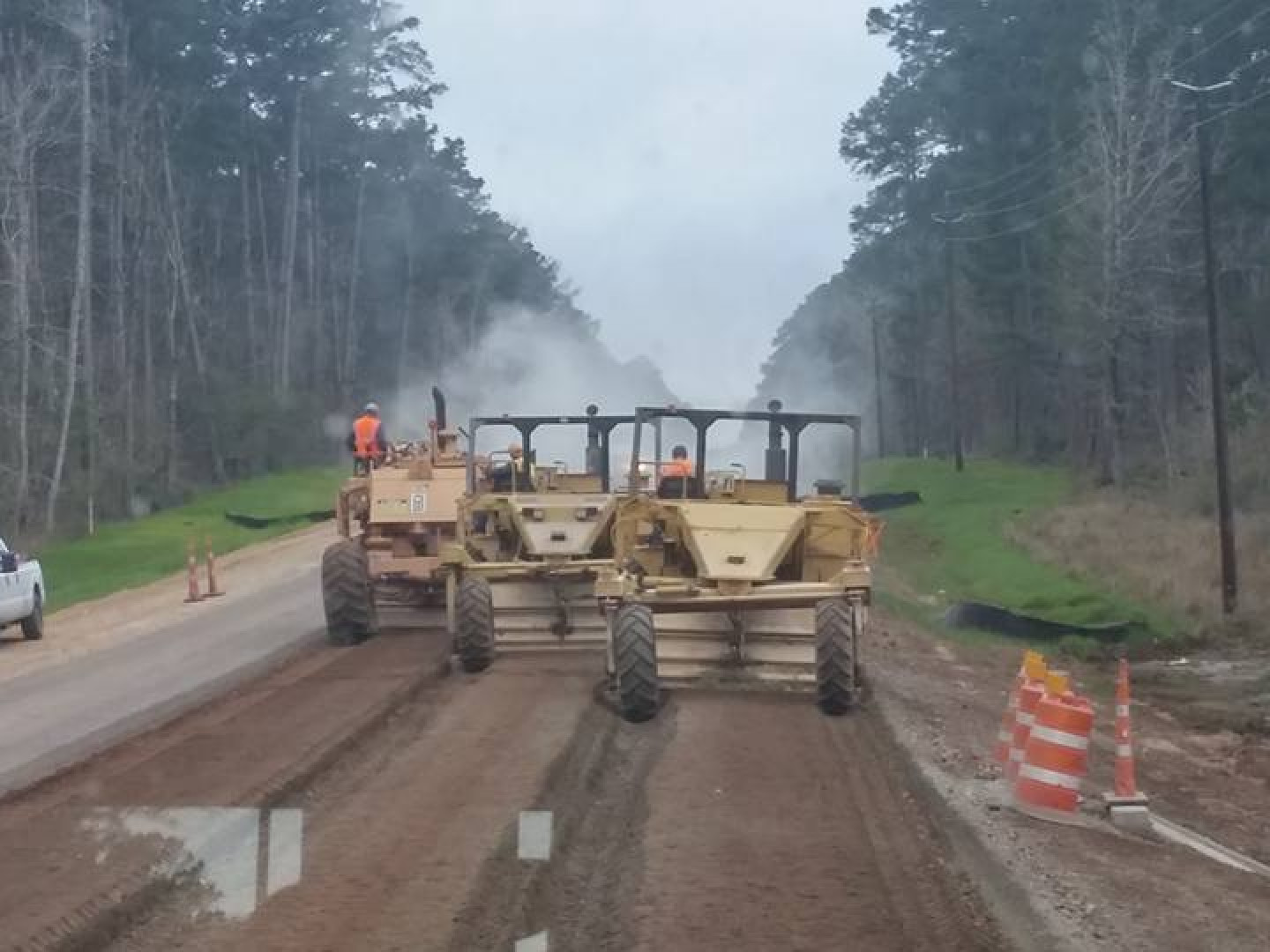 Cement & Lime Stabilization Nacogdoches & Lufkin, TX Pinto Construction Company, Inc.